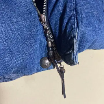 레미레리프 데님 다운 베스트