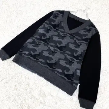 BARNYARDSTORM (XS) 카모플라쥬 패턴 니트 스웨터 사이즈 0