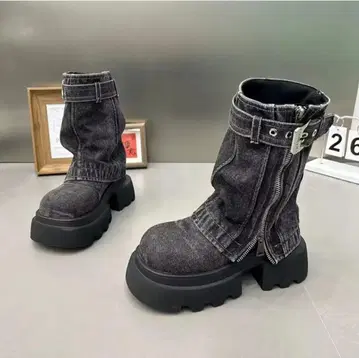 여성용 데님 부츠