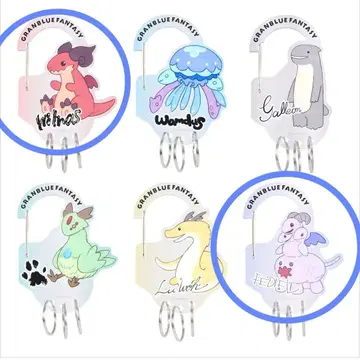 느슨한 여섯 용 아크릴 카라비너 윌너스 & 페디엘 세트 그라페스 2025