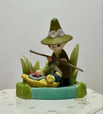 스너프킨 도자기 피규어 무민 60주년 기념