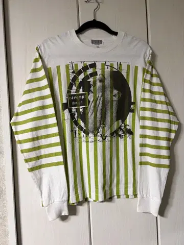 C.E CAVEMPT 스트라이프 긴팔 티셔츠 S 사이즈