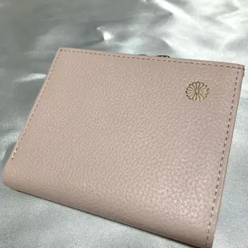 황궁 가마구치 지갑 핑크 베이지