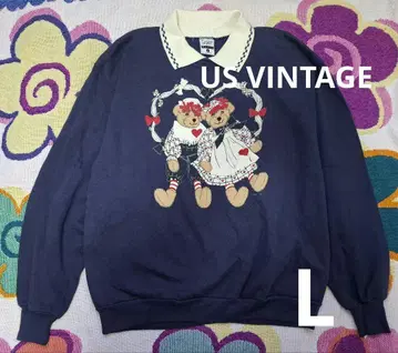 US VINTAGE Gopher sport 테디베어 맨투맨