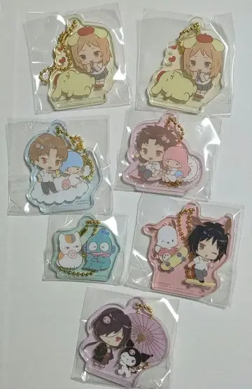 나츠메 우인장 x 산리오 캐릭터즈 아크릴 키링 2