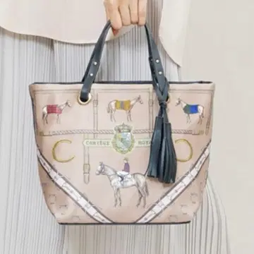 오리지널 스카프 프린트 핸드백 pure pow wow 말