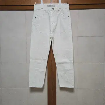 MidiUmi 하이웨스트 데님 화이트