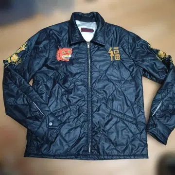 젬블 퀼팅 수베니어 자켓 L 베트남 자켓 스카잔 자수