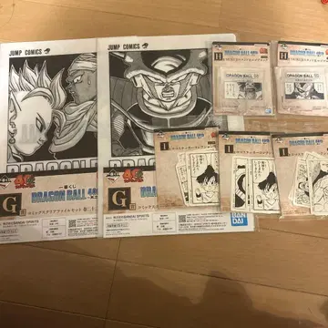 제일복권 드래곤볼 40th G상 코믹스 클리어 파일 세트