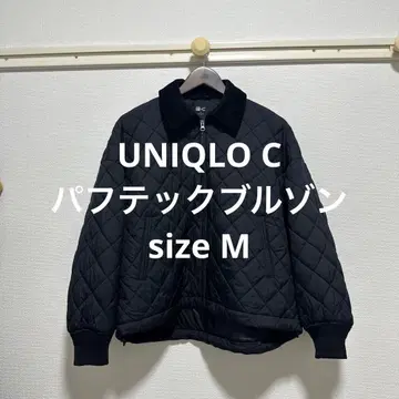 새상품급 UNIQLO C 유니클로 퍼프 테크 블루종 블랙 사이즈 M