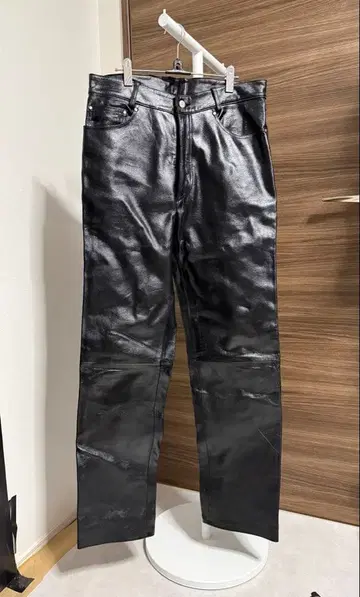 천연 가죽 ROYAL FLASH 코팅 가죽 팬츠 XL