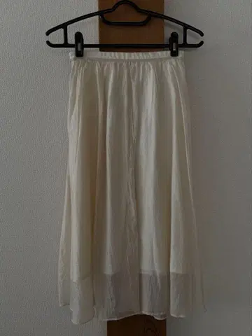 투모로우랜드 Ballsey 보르지 스커트 실크 혼방 아이보리