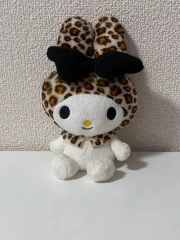 산리오 마이멜로디 레오파드 봉제 인형 마스코트 레오파드 무늬