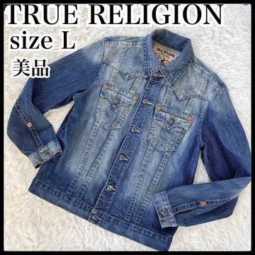 트루 릴리전 데님 자켓 남성용 L 새상품급 겉옷 셔츠