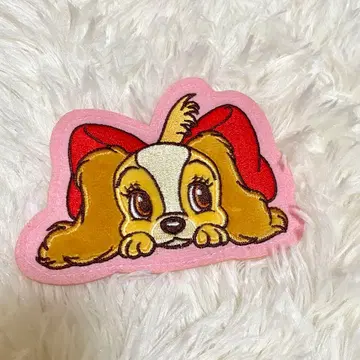 디즈니 스토어 101마리 달마시안 이야기 레이디 와펜 배지