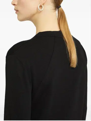 질 샌더 니트 네이비 34