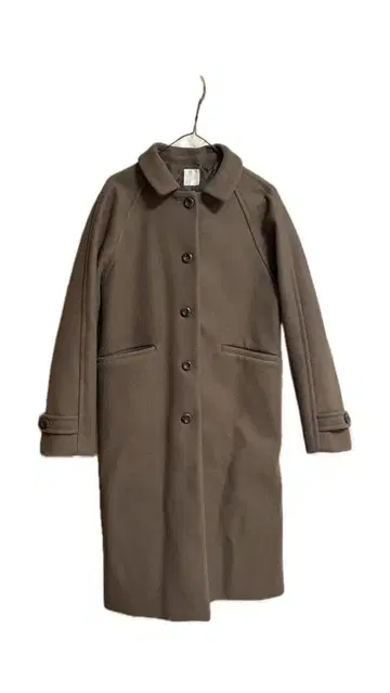 DRESSKIP 브라운 롱 코트