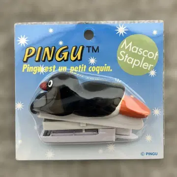 새상품 미사용 귀여운 핑구 PINGU 펭귄 스테이플러 호치키스