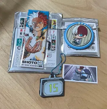 나의 히어로 아카데미아 토도로키 쇼토 유니버셜 점프샵 캔뱃지 세트