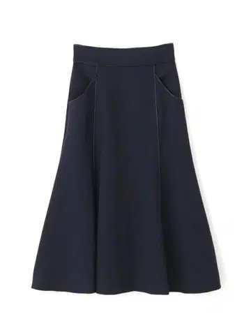 하이 톤 파이핑 세미 플레어 스커트 JILL by JILL STUART