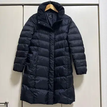 23구 다운 롱 코트 네이비 36