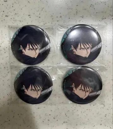 주술회전 사멸회유 후시구로 메구미 캔뱃지 4개 세트
