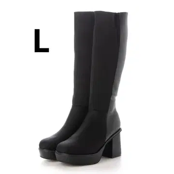 YOSUKE 통굽 롱 부츠 L