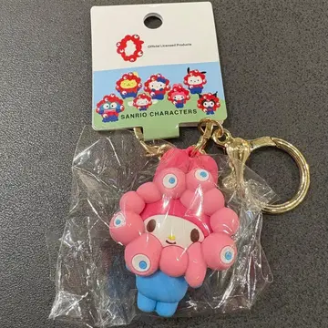 박람회 산리오 미야쿠미야쿠 입체 마스코트 키링 파스텔 마이멜로디