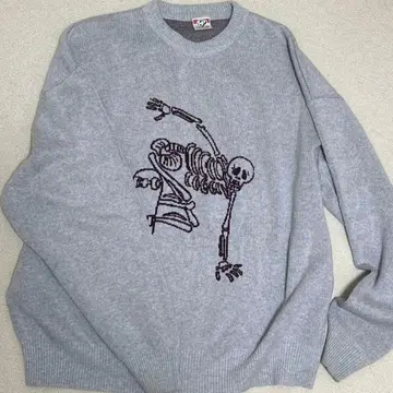 후즈후 갤러리 스컬 스케이트 니트