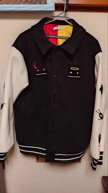 graniph 뷰티풀 섀도우 데빌 앤 엔젤 바시티 자켓 XL