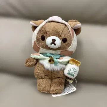 갈색 곰 설날 봉제 인형 2021