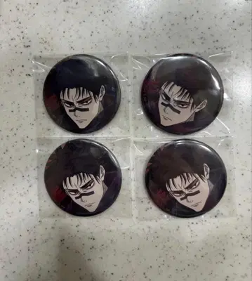 주술회전 사멸회유 쵸소우 캔뱃지 4개 세트