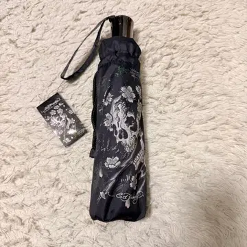 Ed Hardy 접이식 우산 스컬 디자인