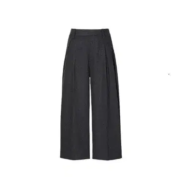 새상품 유니클로 울 블렌드 가우초 팬츠 +J 다크 그레이 67