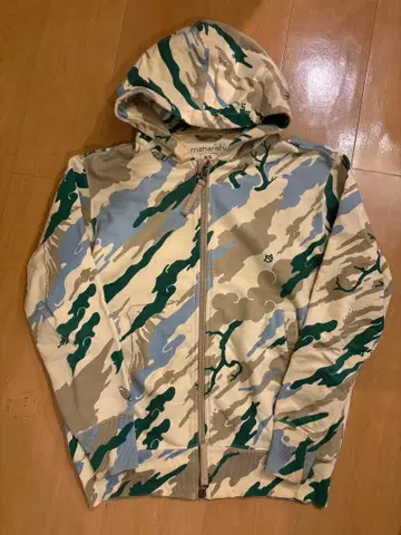 maharishi 카모 패턴 후드티 XS