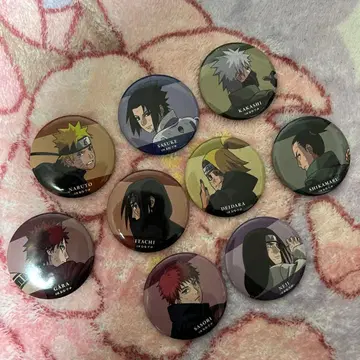 나루토 싸움 등 캔뱃지 9개 세트