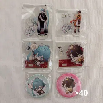 올림피아 소와레 카이리 아스하 아크릴 스탠드 캔뱃지 세트