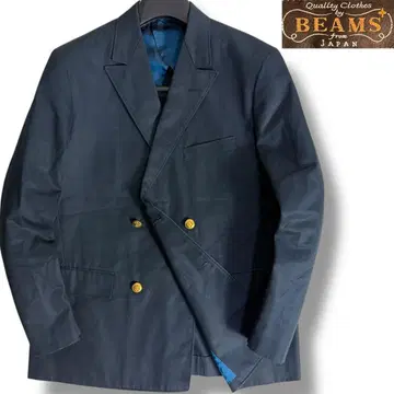 J6290 고품질 빔즈 골드 버튼 더블 네이비 블레이저 네이비 블레이저