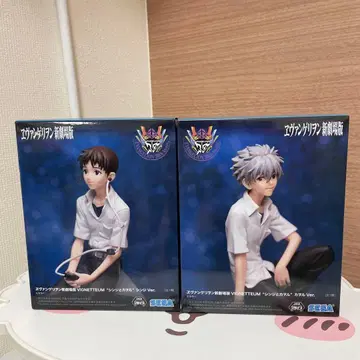 에반게리온 신극장판 VIGNETTEUM '신지와 카오루' 2체 세트