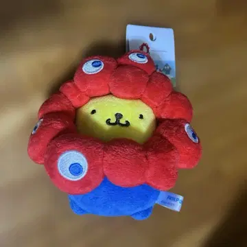 산리오 미야쿠미야쿠 변신 봉제 인형 행기 폼폼푸딩 카라비너