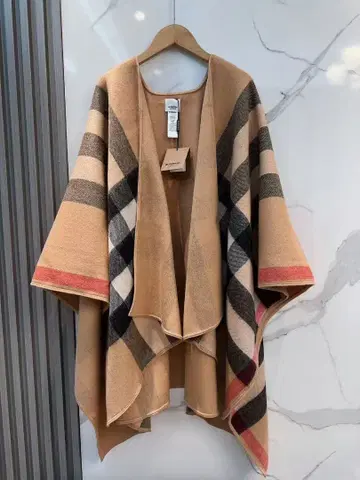 체크 무늬 스톨 140*140