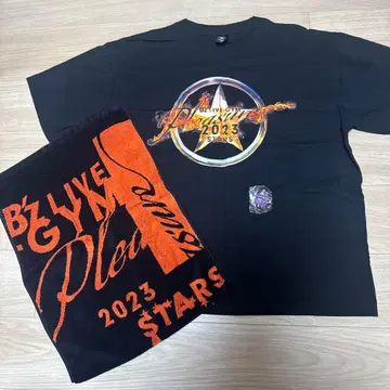 B'z 2023 투어 굿즈 티셔츠 타월 머플러 가챠 참