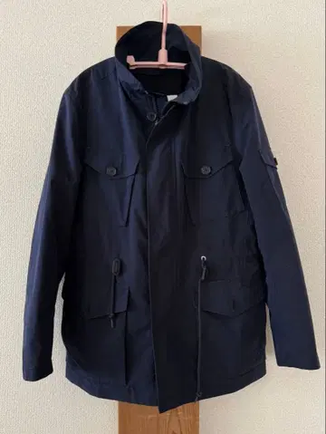 매킨토시 필로소피 코트 네이비 라이너 포함 후드 없음