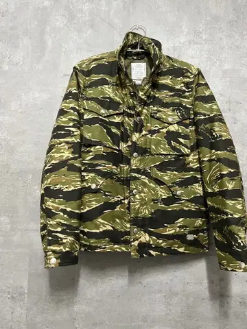 CRIMIE 퀼팅 자켓 S 사이즈 카모 패턴 자켓