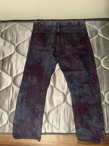 리메이크 데님 팬츠 퍼플