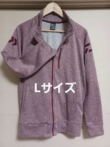 DAIWA DE-8707J 라이트 맨투맨 자켓 퍼플 L 사이즈