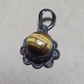 목걸이 침대 펜던트 캣아이 놋쇠 빈티지