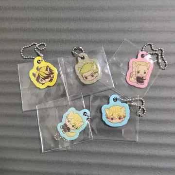 도쿄 리벤저스 키링 트레이딩 메탈 체인 5개 세트