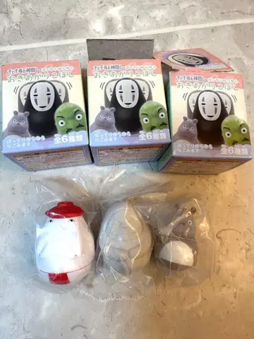 센과 치히로의 행방불명 오키아라리코보시 피규어 3세트