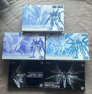 RG 포스 임펄스 건담 티타늄 피니쉬 세트